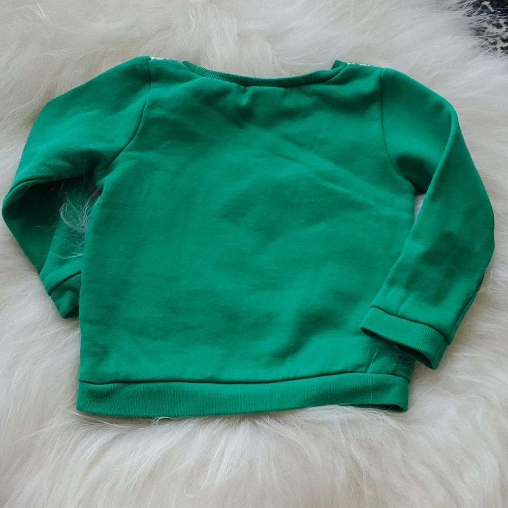 ⭐3 for $15⭐Carter's - festive fleece lined sweat shirt - Picture 4 of 6